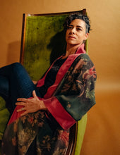 Load image into Gallery viewer, Vintage Peonies Kimono