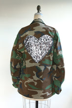 Load image into Gallery viewer, Wild Heart Upcycled Surplus Camo Jacket