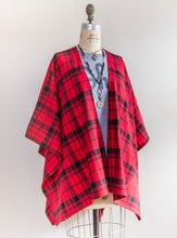 Load image into Gallery viewer, Scarlet Plaid Flannel Kimono