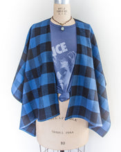 Load image into Gallery viewer, Buffalo Blue Plaid Flannel Kimono