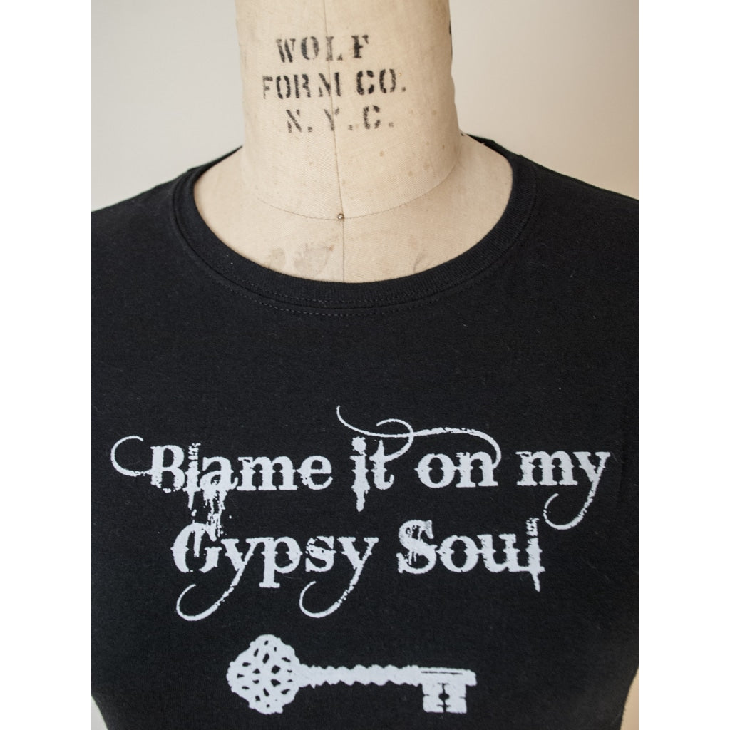 Blame It On My Gypsy Soul T-Shirt – rock scissors soul