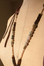 Load image into Gallery viewer, Free Fallin' Leather and Brass Necklace