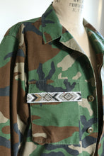 Load image into Gallery viewer, Wild Heart Upcycled Surplus Camo Jacket
