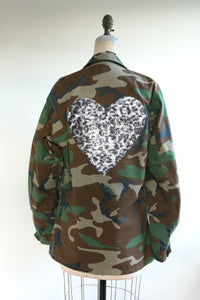 Wild Heart Upcycled Surplus Camo Jacket