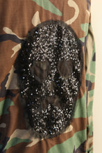 Load image into Gallery viewer, Sugar Skull and Star  Upcycled Field Jacket
