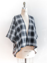 Load image into Gallery viewer, Black Night Plaid Kimono
