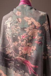 Vintage Peonies Kimono