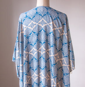 Blue Willow Kimono