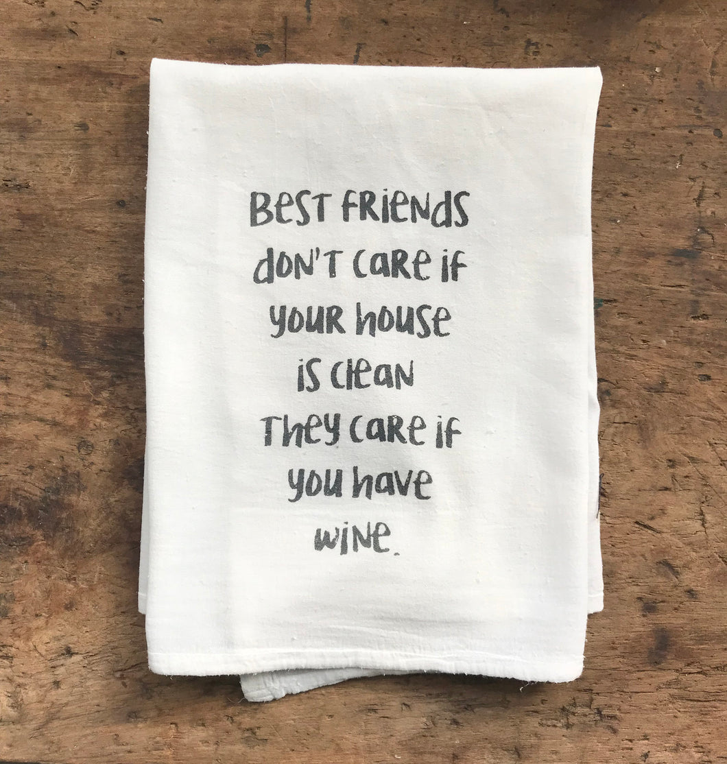 Best Friends Tea Towel
