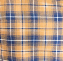 Load image into Gallery viewer, Fields of Gold Plaid Flannel Kimono
