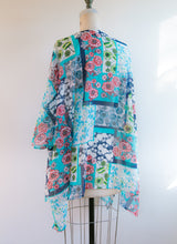 Load image into Gallery viewer, Petals &amp; Patchwork Kimono
