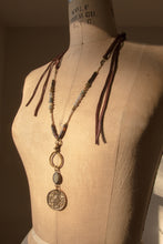 Load image into Gallery viewer, Free Fallin&#39; Leather and Brass Necklace
